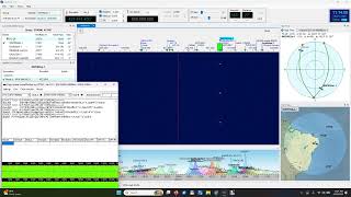 Satellite INSPIRESat-1 Telemetry recording over Fortaleza, Brazil 15 April 2026