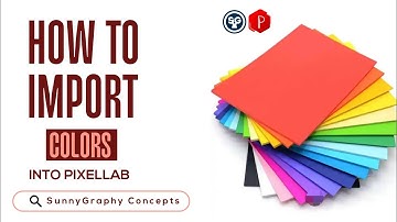 HOW TO IMPORT COLORS INTO PIXELLAB