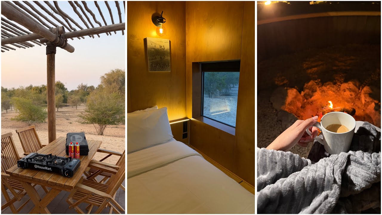 فلوق | زيارتنا لمنتجع باب النجوم في الظفره🦌 