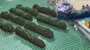Wargaming Terrain: Part 1 Making Basic Hedges