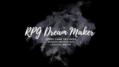 RPG MAKER - Introduction to my new video game creation project!