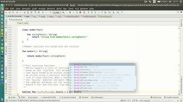 Android Kotlin Tutorial #129 - Functions - Tail recursive functions