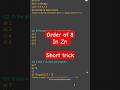 #order of any element in Zn