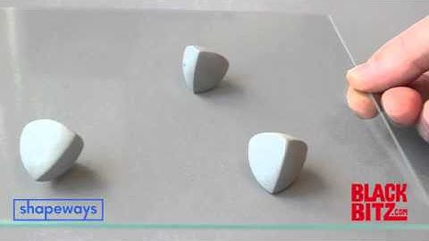 Reuleaux tetrahedrons 3D printed