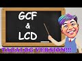 Difference Between GCF and LCD in TAGALOG!!!