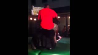 Black ass nigga riding a bull