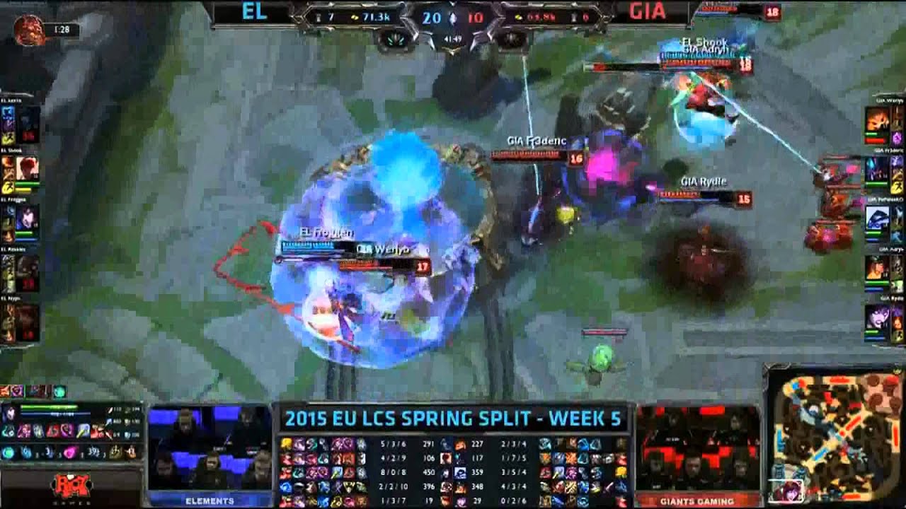 GIANTS VS ELEMENTS LCS EU [Epic win]