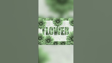 STUNNING Animation Title Slide 👀 Only 40 second #shorts #presentation #flowers