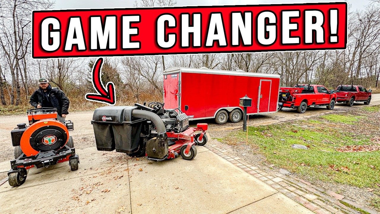 Exmarks NEW Bagger Is A GAME CHANGER for STAND ON Mowers! - YouTube