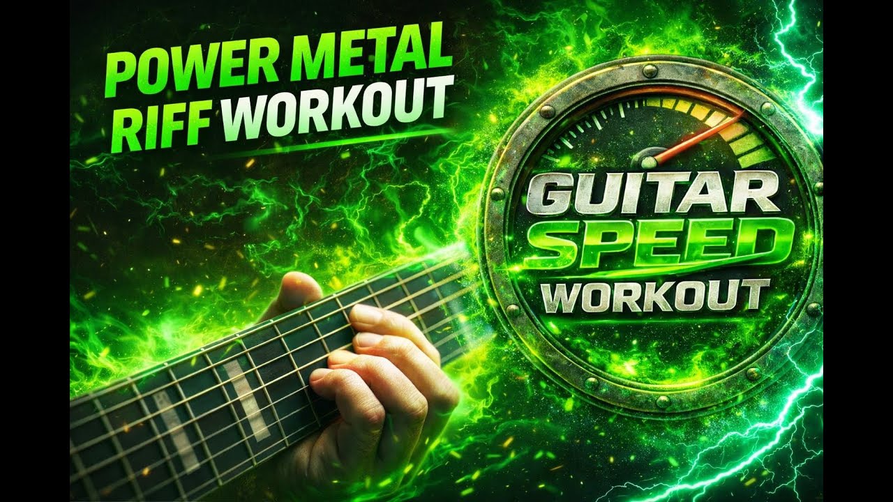 Power Metal Riff Workout | Rutina para Subir tu Velocidad en Guitarra