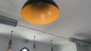YHANFENGCY Modern Pendant Light Industrial Black and Gold Review