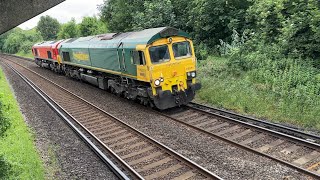 Class 66 | 66551 + 66143 | Colas Rail Freight + DB Cargo UK