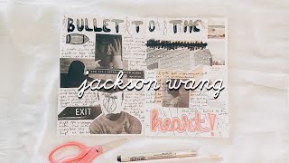 JOURNAL WITH ME: jackson wang bullet to the heart spread