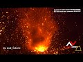 Raung Volcano erupting   Indonesia