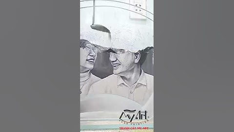 Một tác phẩm tranh cát chân dung đã hoàn thành | #tranhcat #tranhcatmyart #sandart