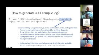 Eclipse OpenJ9 lightning talk: JIT compiler logs intro 2018-08-08