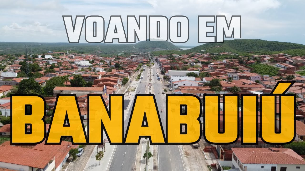 Voo de Drone pela Cidade de Banabuiú-CE