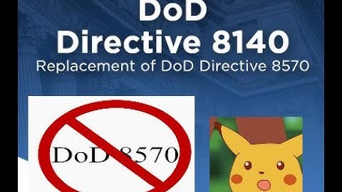 New DoD 8140 Learning requirement