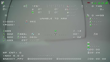 HDZero 1080p OSD Test INAV 6.0.0