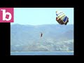 Parasailing over Acapulco Bay: 1982