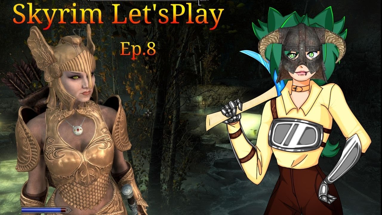 Obtaining Gold Armor AND The Sanguine Rose!? | Ep.8 Skyrim Letsplay