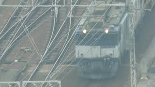 JR貨物 EF64-1015号機 貨物列車 名古屋駅付近を走行 愛知機関区 2019.3.30