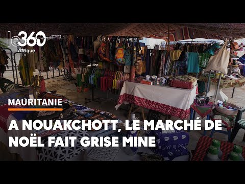 Nouakchott: sous le vent et la poussière, le marché de Noël fait grise mine
