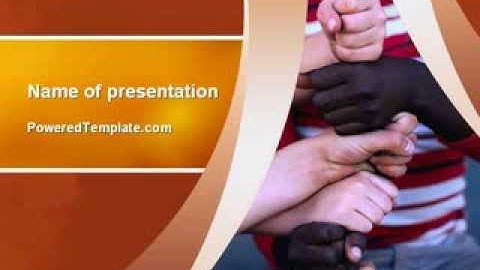 Friendship PowerPoint Template by PoweredTemplate.com