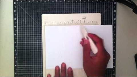 How to make an A2 gate fold card and a A2 S fold card with a 8 1/2 x 11 cardstock