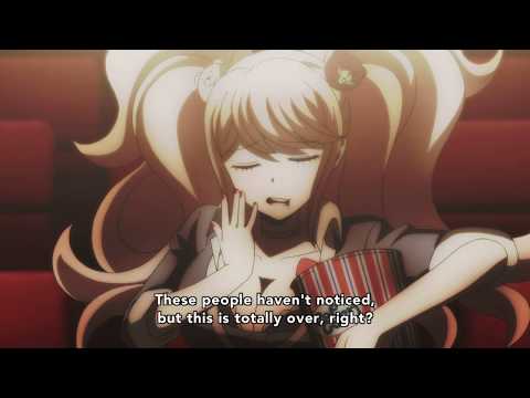 Junko & Chisa watching from the afterlife theater [Danganronpa 3 - Future Arc]