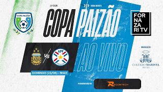 AO VIVO | ARGENTINA x PARAGUAI | Copa Paizão Marista de Futebol 2026 | 3ª Rodada