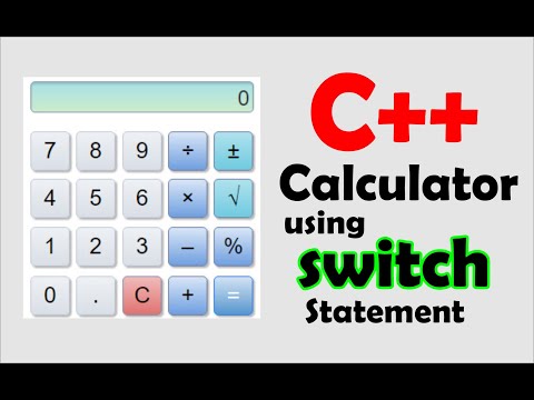 C++ Calculator program | Using switch statement | Switch Case complete concept