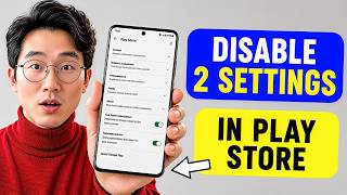 Disable these 2 settings in the Play Store on your phone! Google developers don't want this