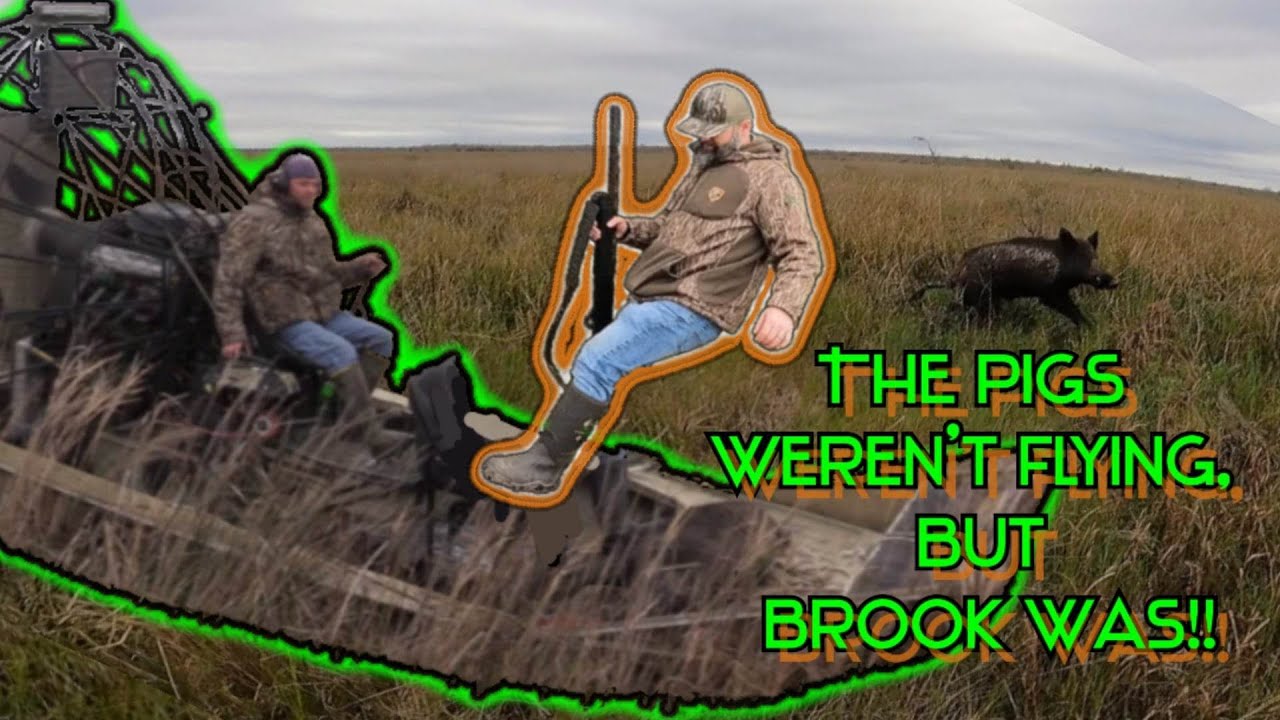 AIRBOAT HOG HUNTING with RONNIE ADAMS FROM SWAMP PEOPLE YouTube