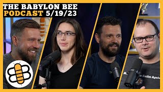 Trump Town Hall, Target, And Star Trek
Kyle, Adam, Emma, and Travis from The Babylon Bee talk about Target’s targeting of children, the wild Trump Town Hall on CNN, and how to properly evaluate the Star Trek film canon. Tears of the Kingdom came out, Elon Musk talked to CNBC, and the Durham Report came out. Also, people still send hate mail to the Bee and King Nerd won the headline contest!
This episode is brought to you by our wonderful sponsors who you should absolutely check out:
Allegiance Gold: http://protectwithbee.com
Seven Weeks Coffee: http://sevenweekscoffee.com
Patriot Mobile: http://patriotmobile.com/bee2023
Samaritan Ministries: http://samaritanministries.org/thebabylonbee
In the full-length ad-free subscribers-only podcast, the Bee discusses Ezekiel bread, a new podcast on The Babylon Bee, and subscriber-submitted headlines of the week. Also subscriber Nicalys sent in a Babylon Bee Bee-tles song parody!
Use promocode ‘PODCAST’ to get 20% off signing up at: http://babylonbee.com/plans Trump Town Hall, Target, And Star Trek