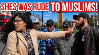 She was Rude to Muslims! Muslim Lantern & Mansur Vs Christian Lady | Speakers Corner | Hyde Park