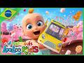 As Rodas do Ônibus 🚍🎶 Canções Infantis para Crianças | LooLoo Kids Português