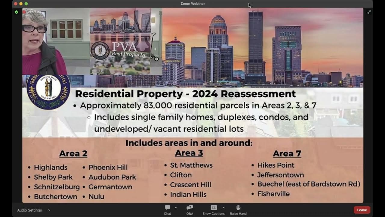 Property Valuation Administrator (PVA) 2024 Reassessment and what to do