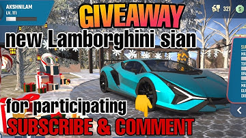 GIVEAWAY LAMBORGHINI SIAN | COMMENT ON THIS VIDEO GET FREE SIAN | PARKING MASTER MULTIPLAYER 2