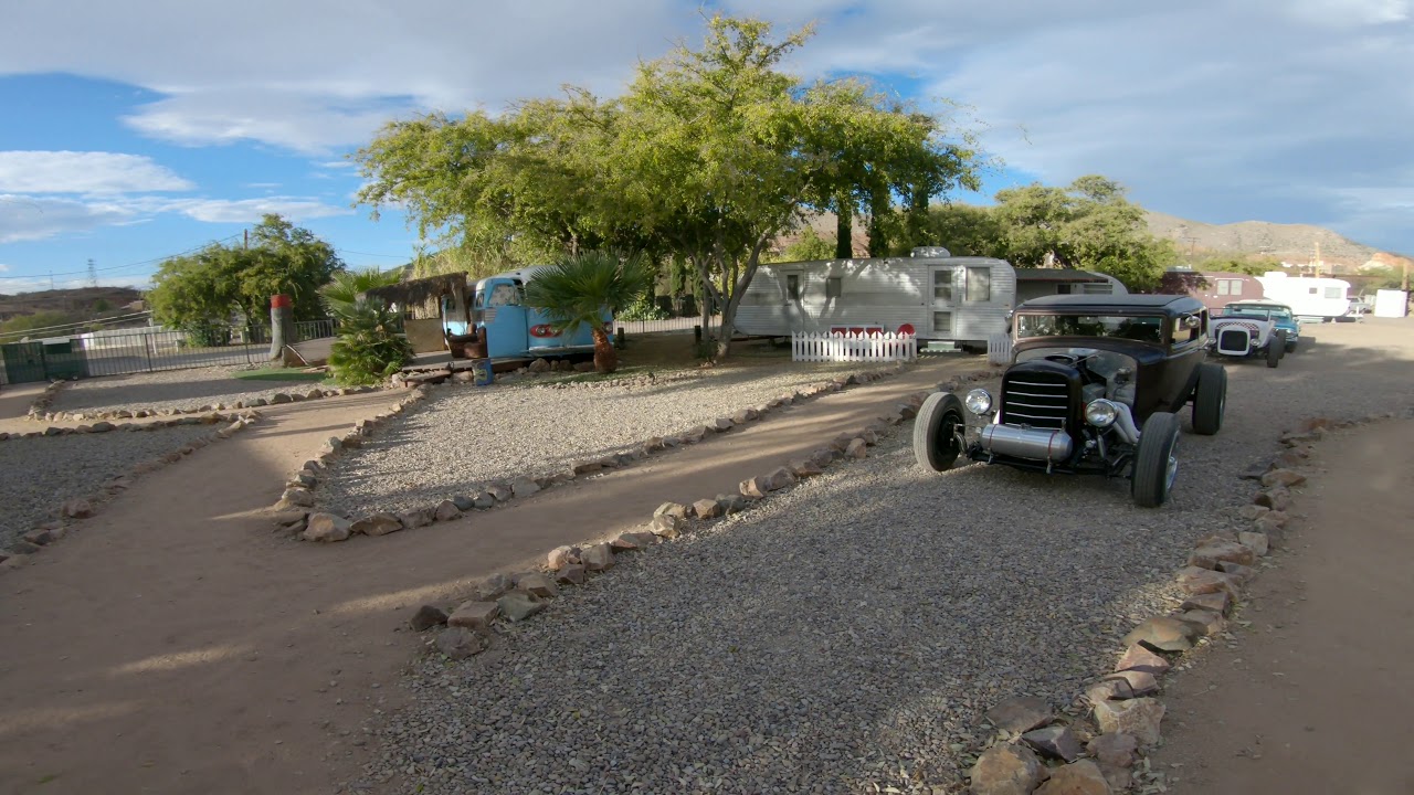 A hot rod morning stroll through The Shady Dell in Bisbee, AZ