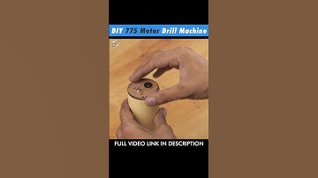 DIY Drill 775 Motor Drill Machine #shorts #viralshorts #775dcmotor #775motor #motor #drillmachine