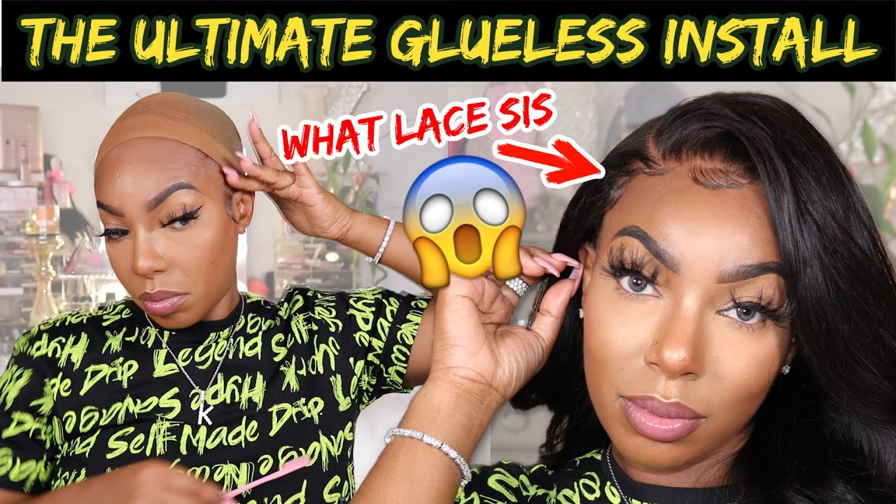 THE ULTIMATE MELTED LACE Glueless Lace Closure Wig + SUPER EASY & BEGINNER FRIENDLY| KennySweets