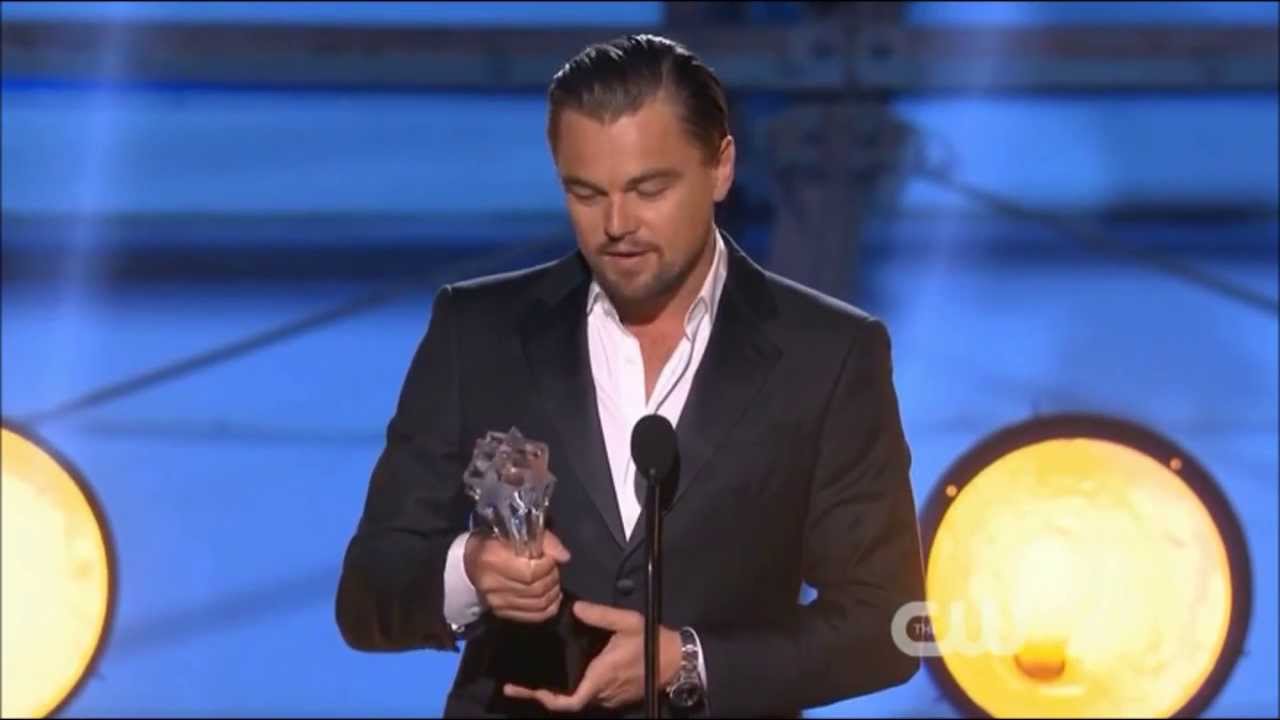 Leonardo DiCaprio Wins Best Actor Comedy @ Critics Choice Awards 2014