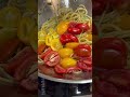 Spaghetti con colatura di alici, pomodori gialli e rossi