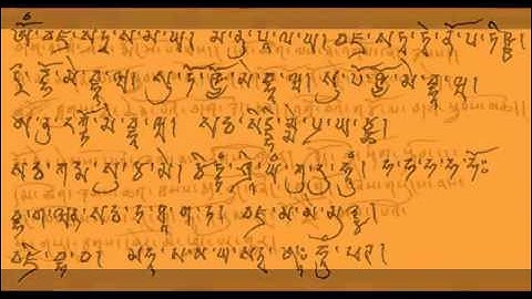 Vajrasattva Meditation