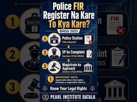 Preview for Police FIR Register Na Kare To Kya Kare? 🚨 | FIR Rights Under BNSS 2023 | Indian Law