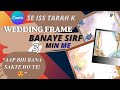 Canva se wedding frame bnaye sirf 3 min me #WeddingDesign #ShaadiDesign #IndianWedding #weddingcad