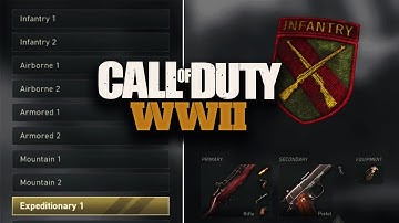 COD: WWII - BREAKING DOWN ALL DIVISION LOADOUTS - BEST DIVISION CLASS SETUPS! (COD WW2 Best Setup)