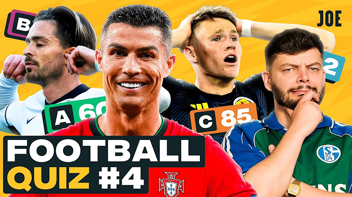 How did Ronaldo BREAK Scotland?! | FootballJOE Quiz vs @ciarancarlinfc