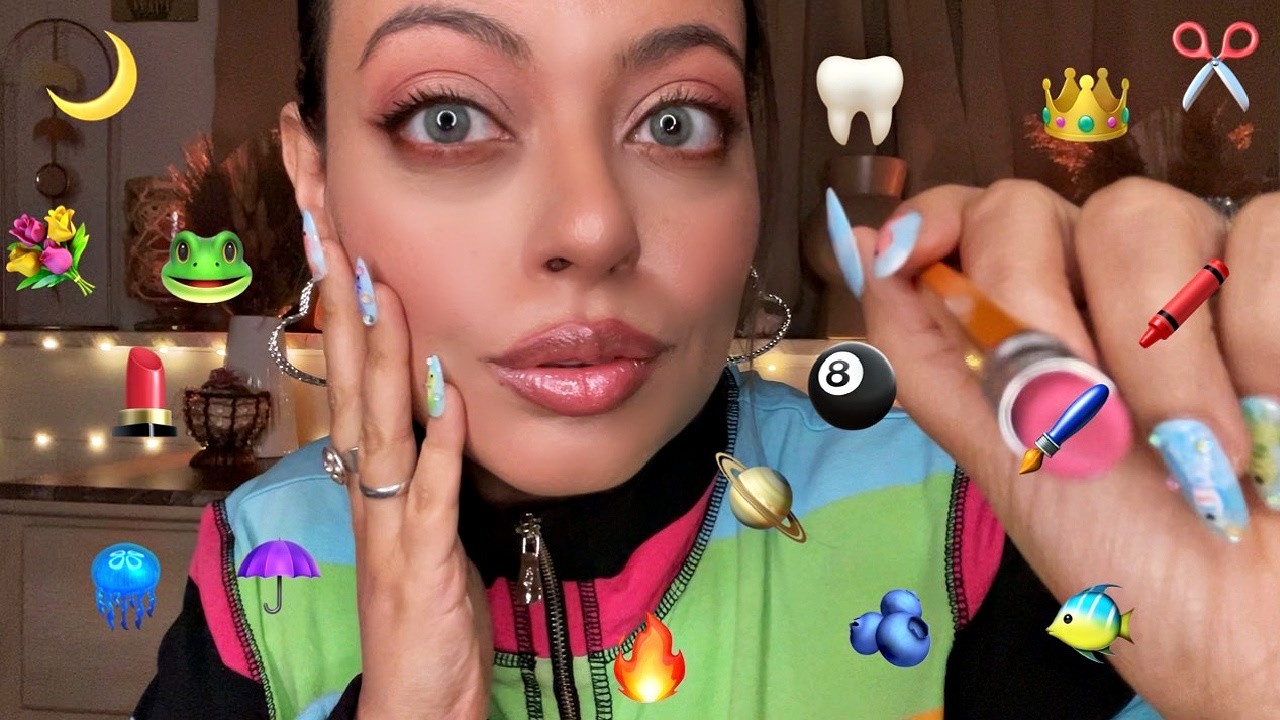 ASMR| Pick the EMOJI Challenge - INTERACTIVE ASMR - Anticipatory Visuals - TEST YOUR INTUITION